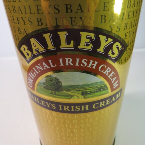Bailey's Irish Milk Can Chun metal tin Farmhouse metallic gold black top - Picture 5 of 11